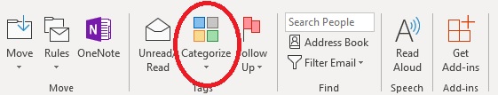 Set Categories in Outlook ( 12 Tips to write an email in Outlook)